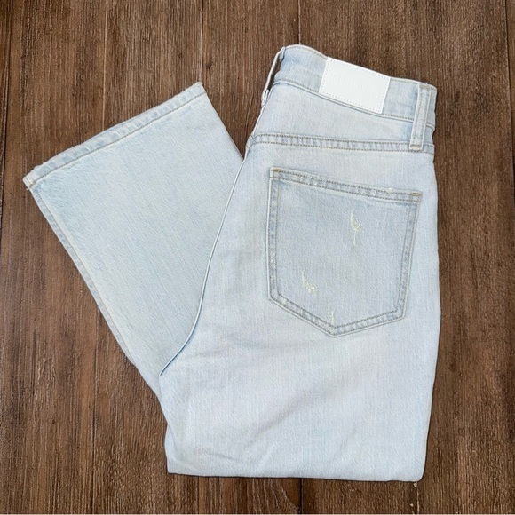 Pistola High Rise Jean Straight leg Side Split Light Blue Women’s 26 - Picture 2 of 13